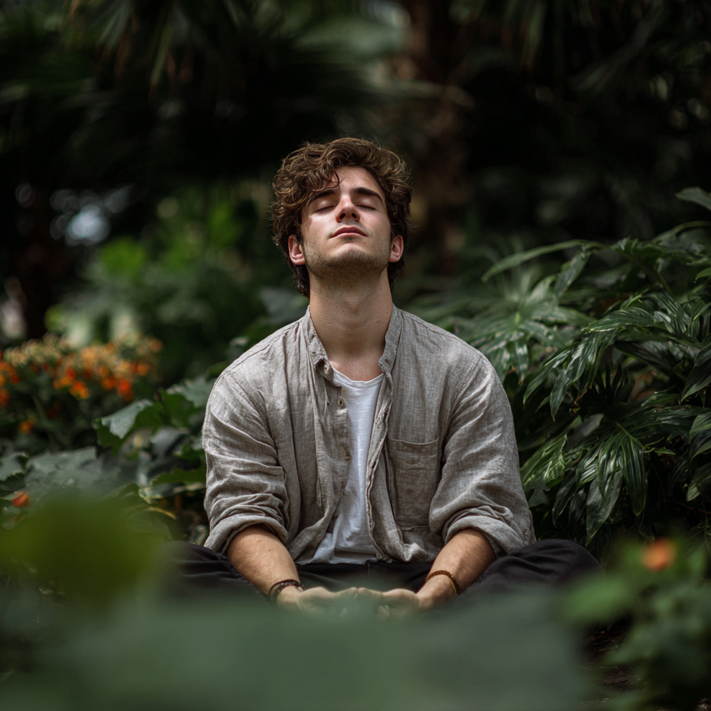 Ranná joga prax v tichom prostredí s prírodným svetlom